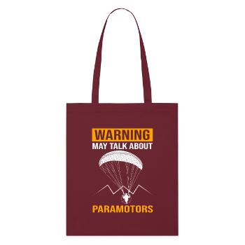 Gleitschirmflieger Gleitschirmfliegen Parapente - Tote bag bio Stanley/Stella - bordeaux - Devant
