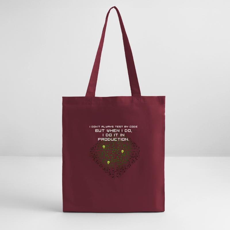 test code nerd joke spruch pc programmierer geek i Stanley/Stella Bio-Stoffbeutel