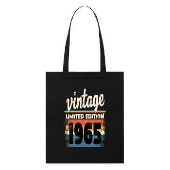 Chemise vintage 1965 - Tote bag bio Stanley/Stella - noir - Devant