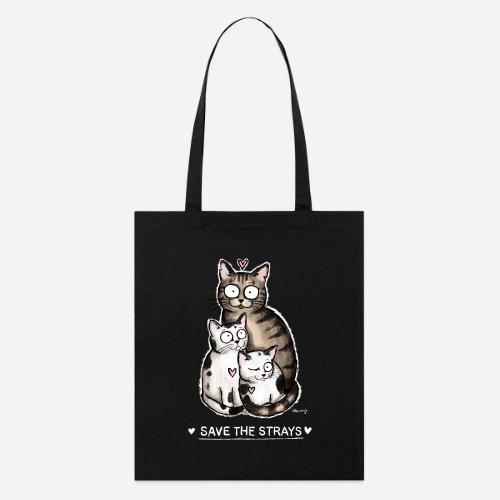 ❤ CHARITY SHIRT ❤ save the strays - Stanley/Stella Bio-Stoffbeutel