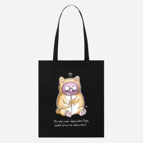 Katze sein - Stanley/Stella Bio-Stoffbeutel