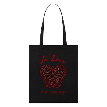 In Love - Stylish declaration of love for couples - Stanley/Stella Organic Tote Bag - black - Front