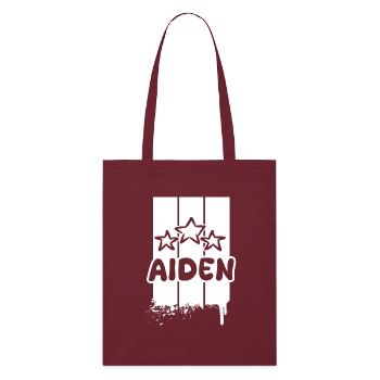 Aiden Aiden - Stanley/Stella Organic Tote Bag - burgundy - Front