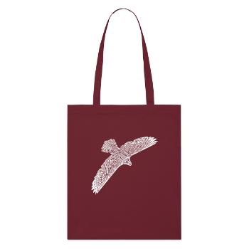 Falcon - Stanley/Stella Organic Tote Bag - burgundy - Front