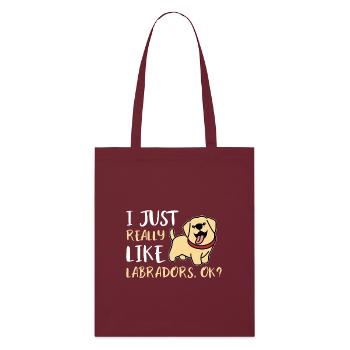 Laboratoires - Tote bag bio Stanley/Stella - bordeaux - Devant