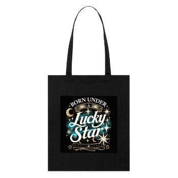 Bonne étoile - Tote bag bio Stanley/Stella - noir - Devant