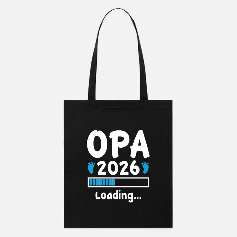 Opa 2026 Loading - Stanley/Stella Bio-Stoffbeutel - Schwarz