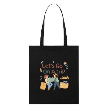 Voyager - Tote bag bio Stanley/Stella - noir - Devant