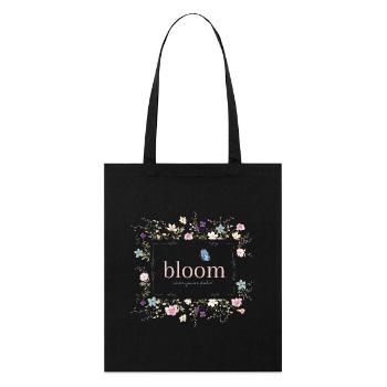 Bloom - Stanley/Stella Organic Tote Bag - black - Front