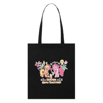 My Little Pony Design Friends Grow Together - Stanley/Stella Bio-Stoffbeutel - Schwarz - Vorne