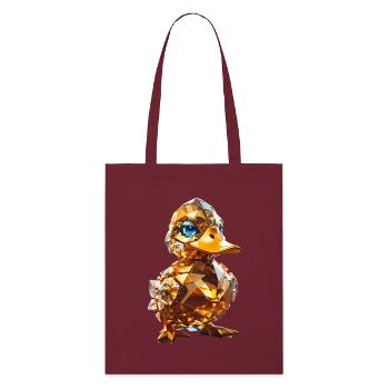 Canard de cristal - Tote bag bio Stanley/Stella - bordeaux - Devant