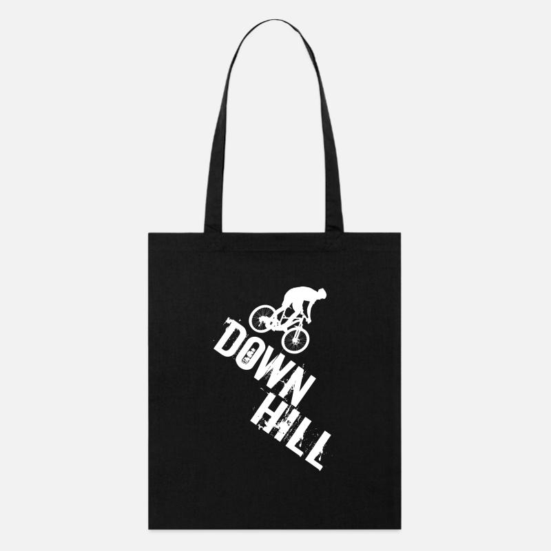 Downhill - Stanley/Stella Bio-Stoffbeutel - Schwarz