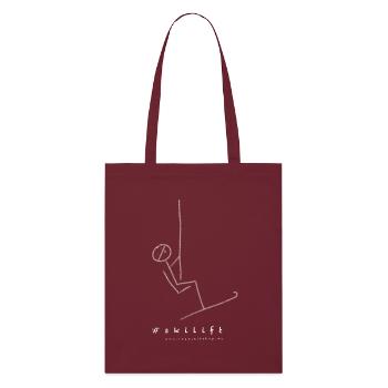 remontées mécaniques - Tote bag bio Stanley/Stella - bordeaux - Devant