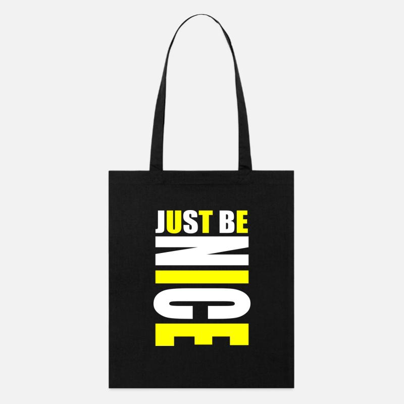 Sei einfach schön gelb - Stanley/Stella Bio-Stoffbeutel - Schwarz