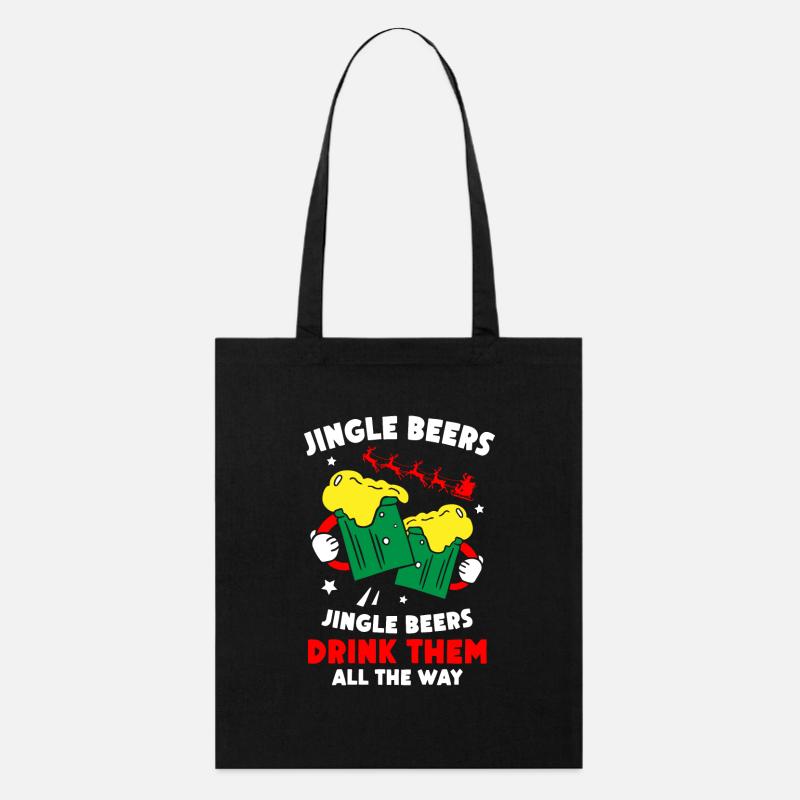 Bières du Père Noël - Tote bag bio Stanley/Stella - noir