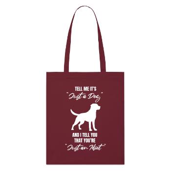 Chien Chien Amour Chien Propriétaire Chien École Maître - Tote bag bio Stanley/Stella - bordeaux - Devant