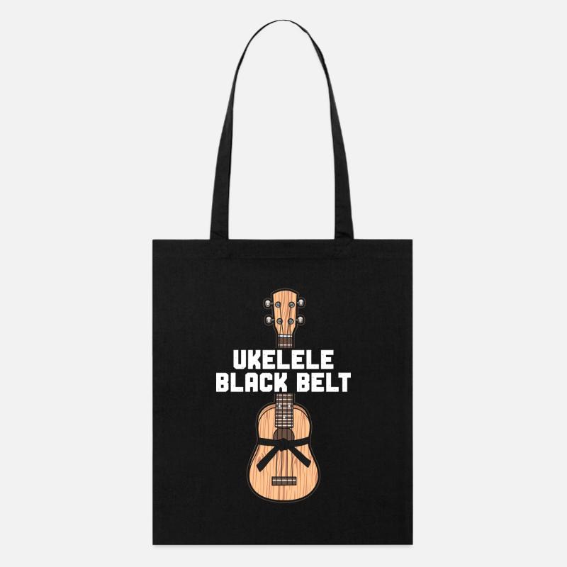 Ukulélé hawaïen Ukulélé Ukulélé Noir - Tote bag bio Stanley/Stella - noir