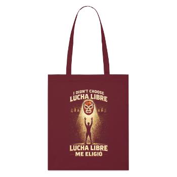 Lucha Libre Me Eligio Luchador - Stanley/Stella Bio-Stoffbeutel - Burgunderrot - Vorne