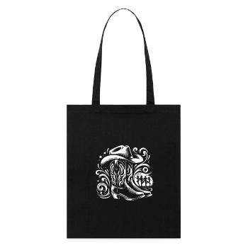 Line Dancing Country Dance - Line Dance Tanzen - Stanley/Stella Organic Tote Bag - black - Front