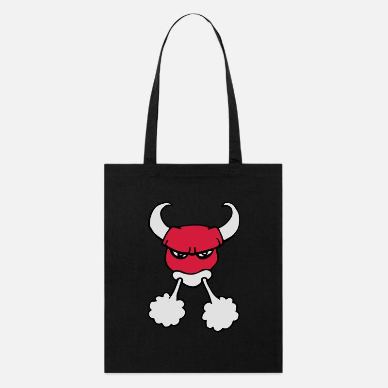 tyr angry bull comics animal from Chicago - Stanley/Stella økologisk mulepose - sort