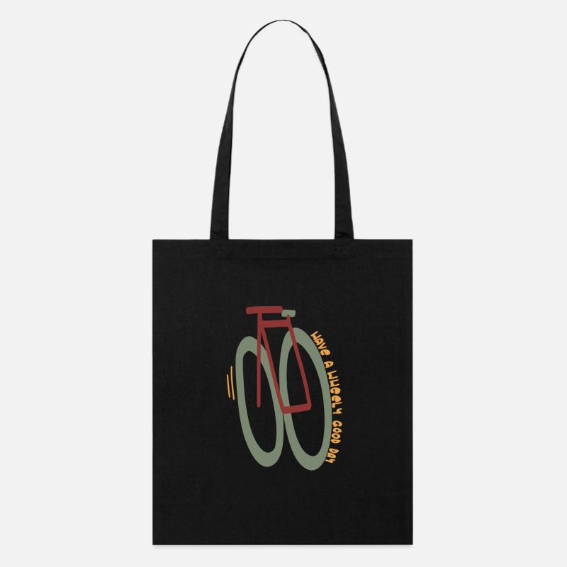 Wheely turquoise - Stanley/Stella Organic Tote Bag - black