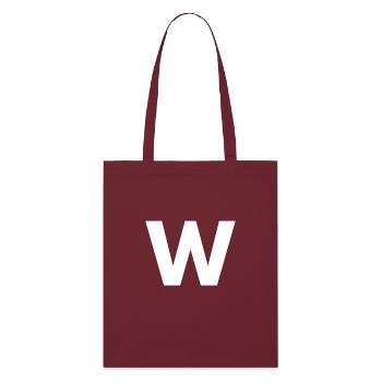 W - Tote bag bio Stanley/Stella - bordeaux - Devant