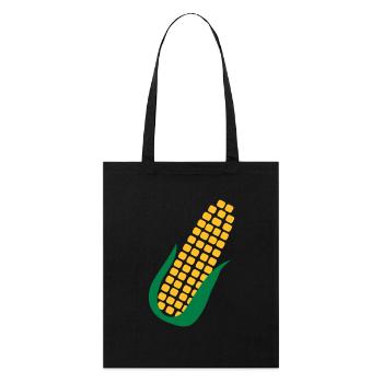 Corn - Stanley/Stella Organic Tote Bag - black - Front
