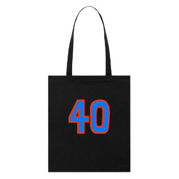 40. 40 YEARS. 40th ANNIVERSARY. 40TH ANNIVERSARY. - Stanley/Stella Organic Tote Bag - black - Front