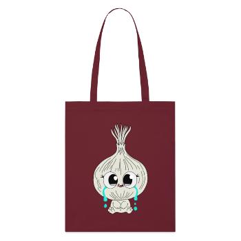Onion - Stanley/Stella Organic Tote Bag - burgundy - Front