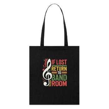 Witziges Design für Musiker - Stanley/Stella Bio-Stoffbeutel - Schwarz - Vorne
