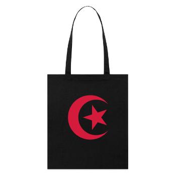Tunisie - Tote bag bio Stanley/Stella - noir - Devant