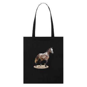 Selle Français 2 - Tote bag bio Stanley/Stella - noir - Devant