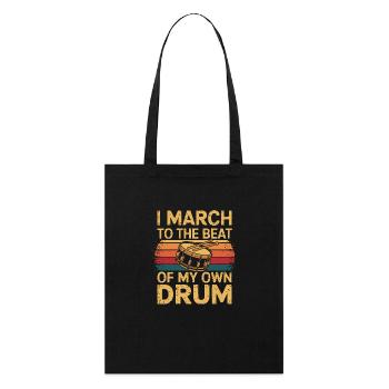 Fier de son propre rythme - Tote bag bio Stanley/Stella - noir - Devant