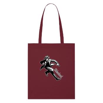 1930s Gentleman - Oldschool Design - Stanley/Stella Organic Tote Bag - burgundy - Front