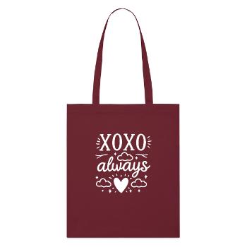XOXO Toujours - Tote bag bio Stanley/Stella - bordeaux - Devant