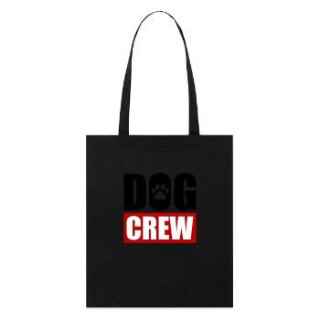 Hunde Crew - Stanley/Stella Bio-Stoffbeutel - Schwarz - Vorne