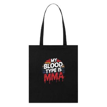 Pour les vrais passionnés de MMA - Tote bag bio Stanley/Stella - noir - Devant
