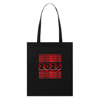 Année 2025 - Tote bag bio Stanley/Stella - noir - Devant