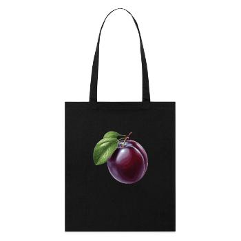 Plum - Stanley/Stella Organic Tote Bag - black - Front