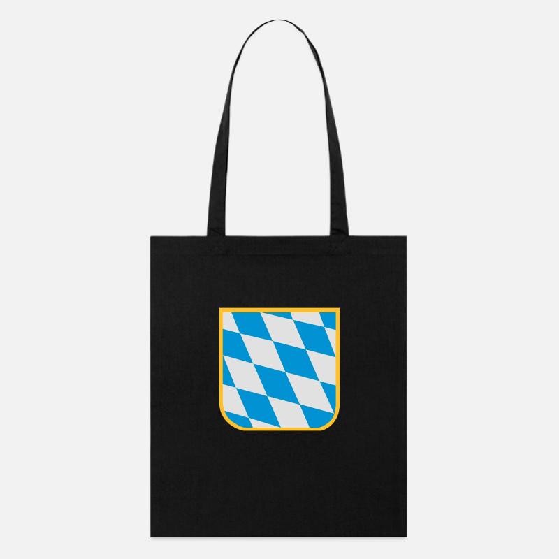 Bayern - Stanley/Stella Bio-Stoffbeutel - Schwarz