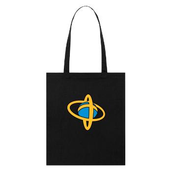 ballon_horse_ball - Tote bag bio Stanley/Stella - noir - Devant