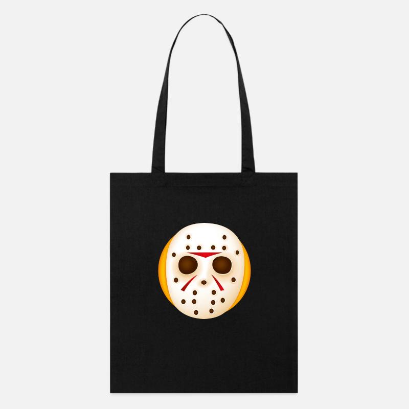 Smiley Chain Saw Mask - Stanley/Stella Bio-Stoffbeutel - Schwarz