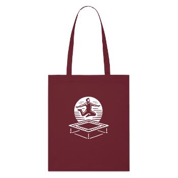 Trampoline - Tote bag bio Stanley/Stella - bordeaux - Devant