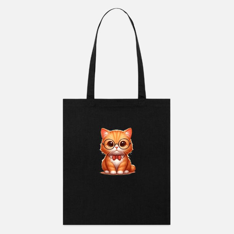 Chat Nerdy Chat Mignon - Tote bag bio Stanley/Stella - noir