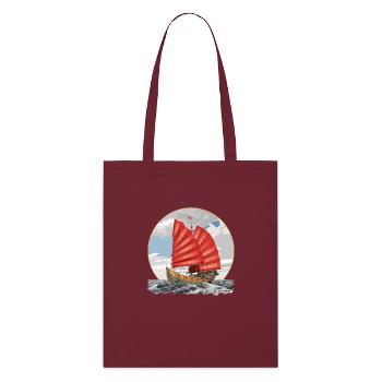 Ship - Stanley/Stella Organic Tote Bag - burgundy - Front