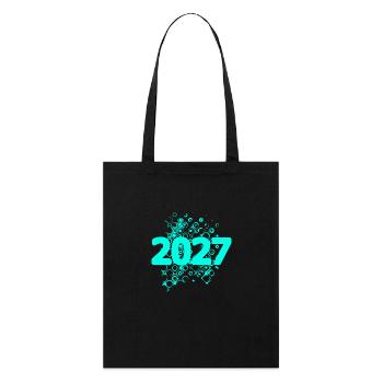 2027 - Stanley/Stella Organic Tote Bag - black - Front