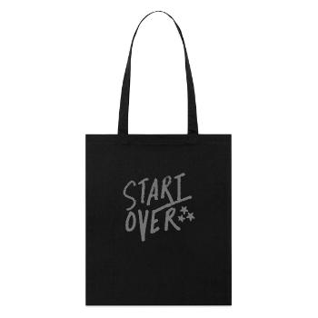 commencer et terminer - Stanley/Stella Organic Tote Bag - black - Front