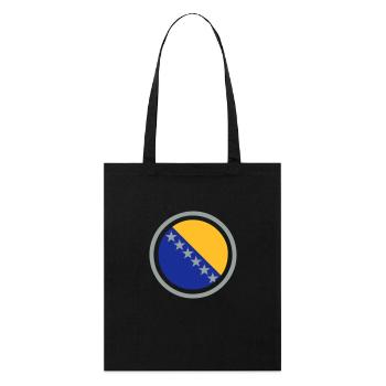 Emblème Bosnie - Tote bag bio Stanley/Stella - noir - Devant