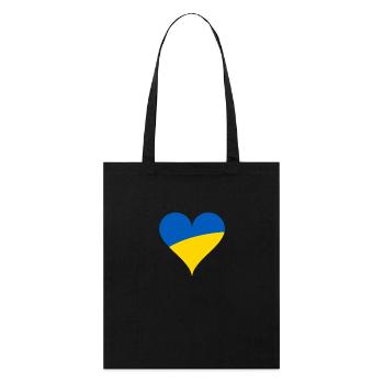 ukraine - Stanley/Stella Bio-Stoffbeutel - Schwarz - Vorne