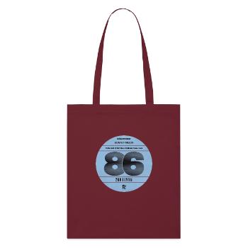 Vignette automobile 1986 - Tote bag bio Stanley/Stella - bordeaux - Devant